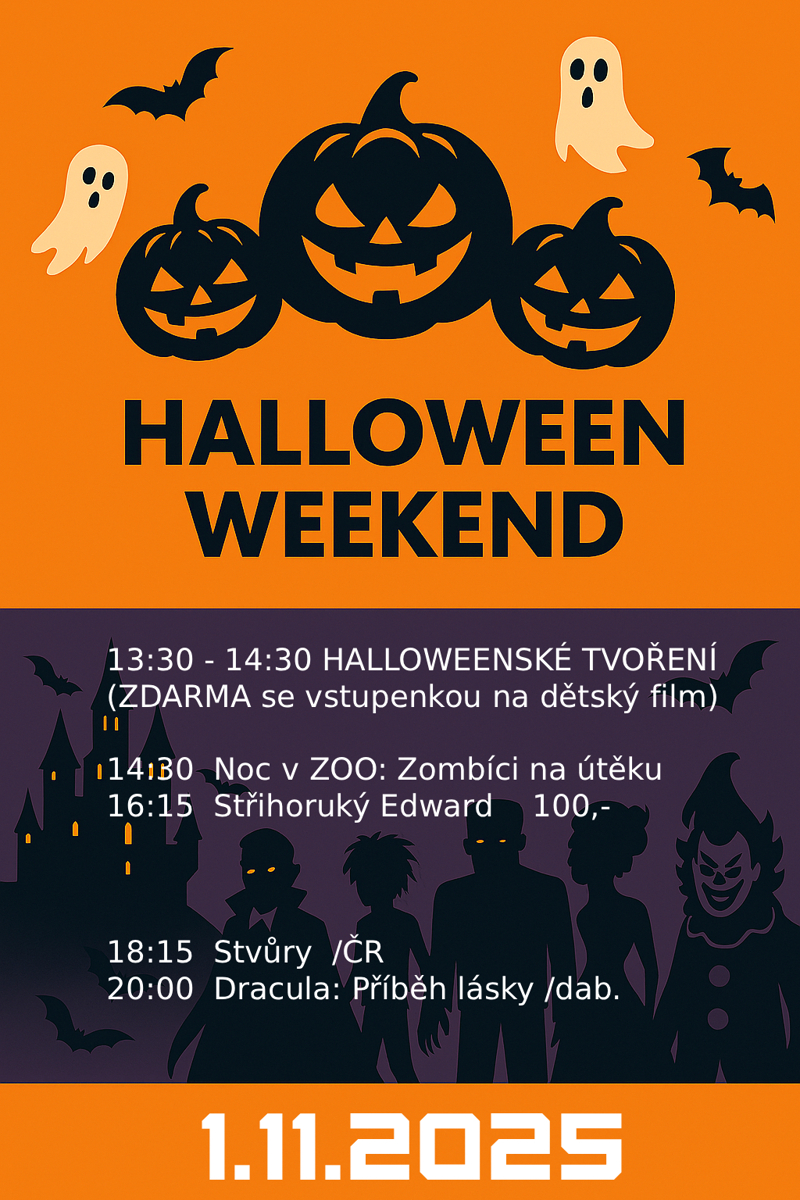 HALLOWEENSKÉ TVOŘENÍ SE STŘIHORUKÝM EDWARDEM A KRISTÝNOU BOTKOVOU
