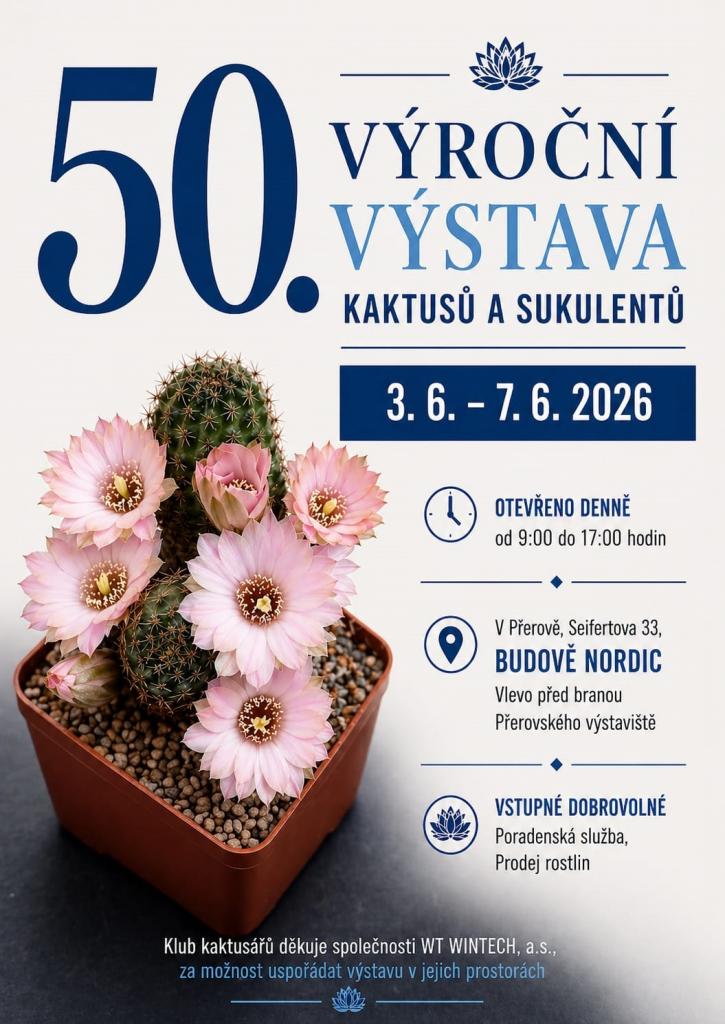 50. výstava kaktusů a sukulentů