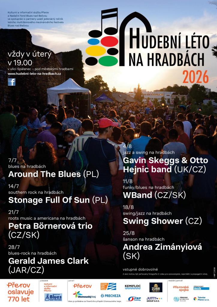 Hudební léto na hradbách 2026