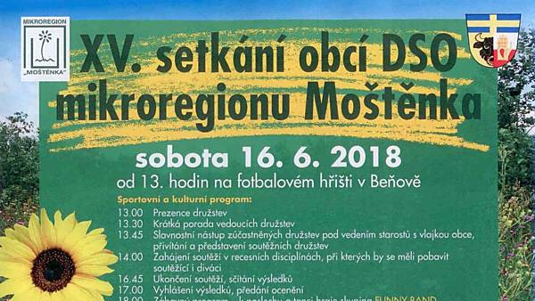 XV. setkání obcí DSO mikroregionu Moštěnka