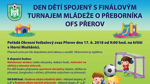 Den dětí a finálový turnaj mládeže o přeborníka OFS Přerov