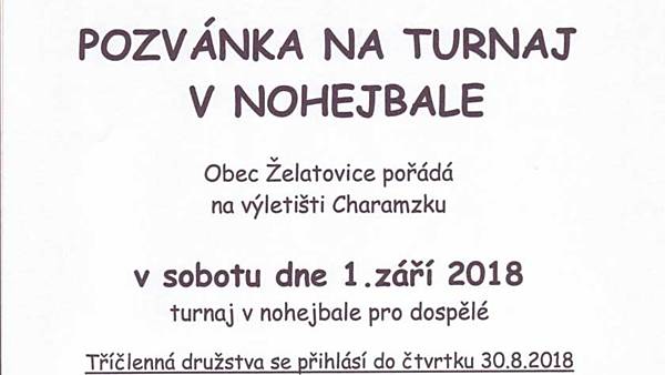 Turnaj v nohejbalu