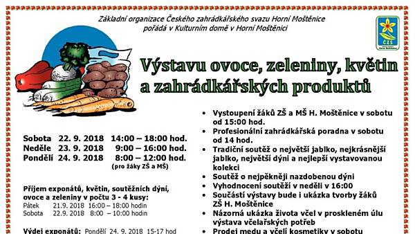 Výstava ovoce, zeleniny, květin a zahrádkářských produktů