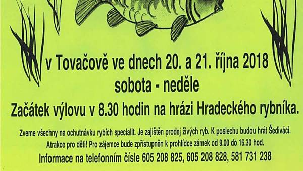 Slavnostní výlov Hradeckého rybníka 2018