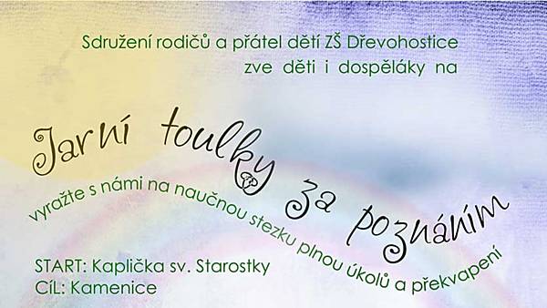 Jarní toulky za poznáním