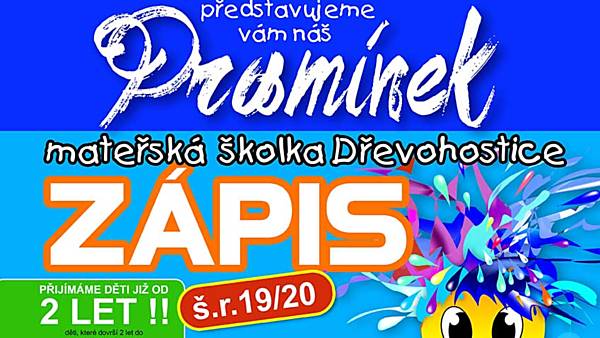 Zápis do MŠ Pramínek