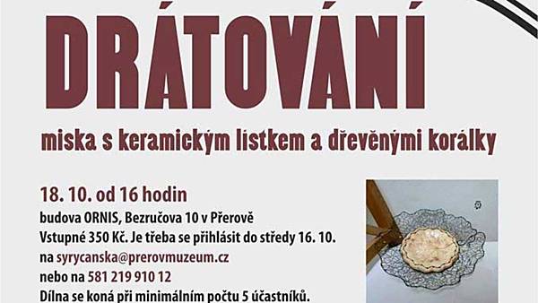 Drátování – výtvarná dílna
