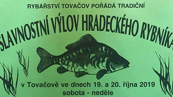 Slavnostní výlov Hradeckého rybníka