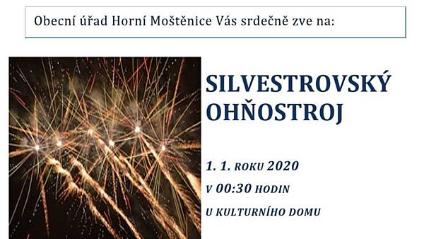Silvestrovský ohňostroj