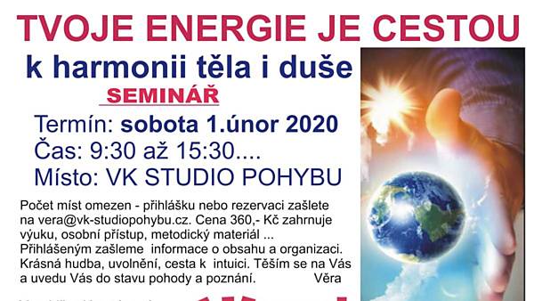 Tvoje energie je cesta k harmonii... 