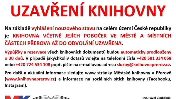 Uzavření knihovny