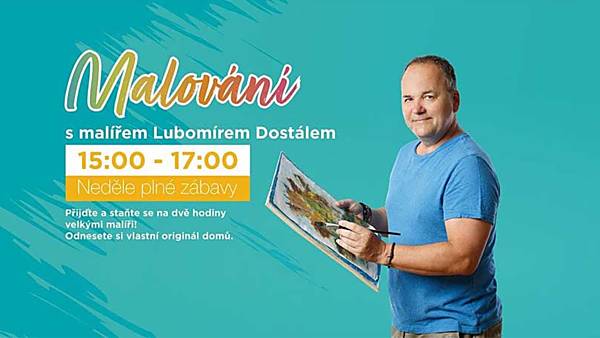 Malování s malířem Lubomírem Dostálem