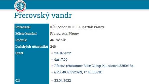 Přerovský vandr