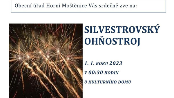 Silvestrovský ohňostroj