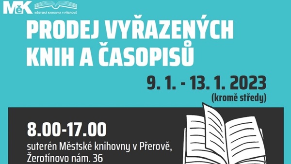 Prodej vyřazených knih a časopisů