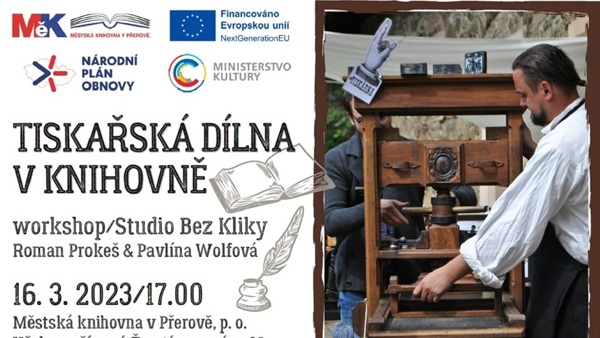 Tiskařská dílna v knihovně