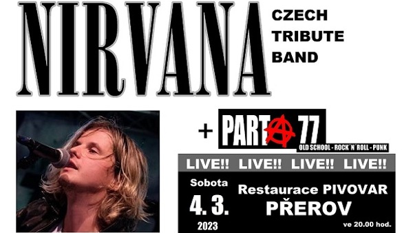 NIRVANA Czech Tribute Band + PARTA 77
