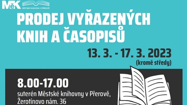 Prodej vyřazených knih a časopisů