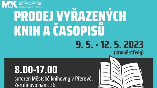 Prodej vyřazených knih a časopisů