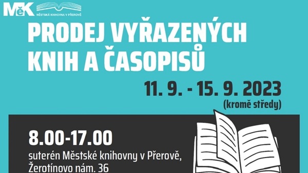 Prodej vyřazených knih a časopisů