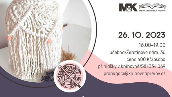 Macramé lucerna