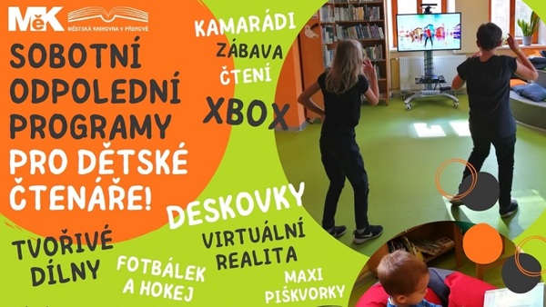 Sobotní odpolední programy pro dětské čtenáře