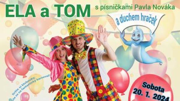 Zábavný karneval s Eliškou a Tomem