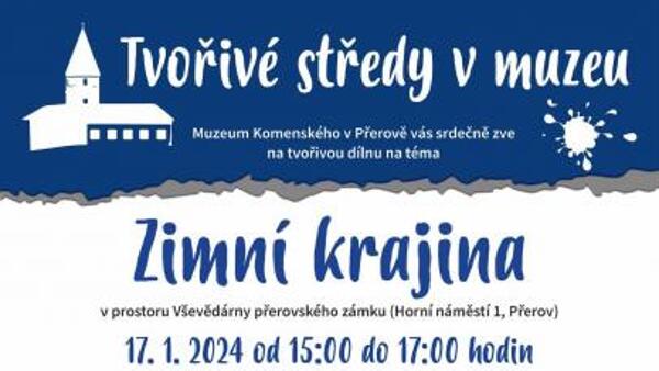 Tvoříme v muzeu - Zimní krajina