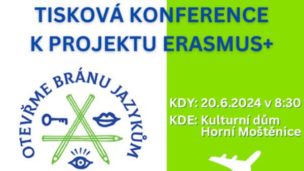 Tisková konference k projektu Erasmus+
