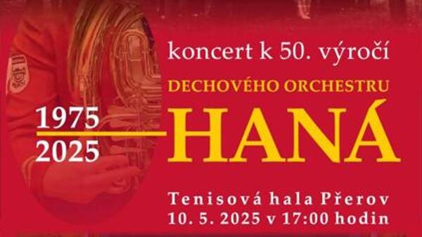 Koncert k 50. výročí Dechového orchetru Haná