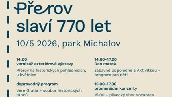 Přerov slaví 770 let