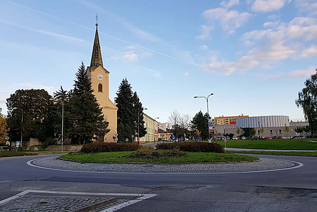 Kruhový objezd u Žerotínova náměstí bude uzavřen od 9. do 19. října